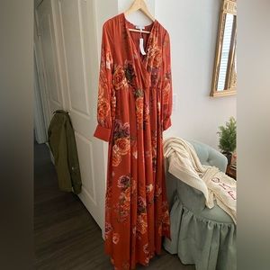 Baltic Born NWT Fall Rose Dress Small